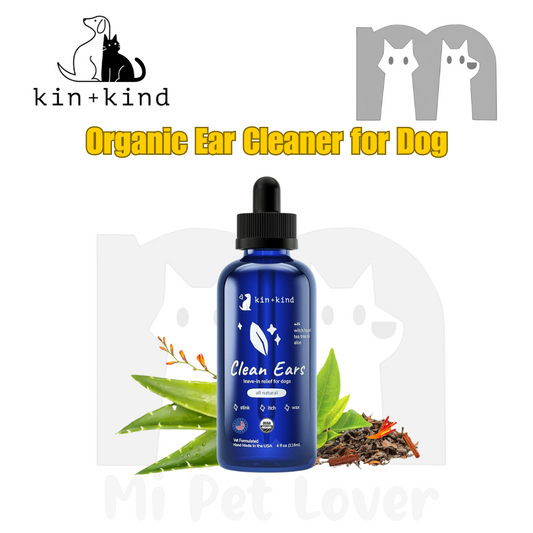 Kin+Kind Organic Ear Cleaner for Dogs