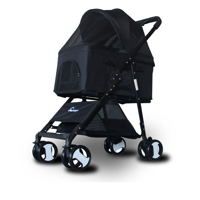 【802】 Detachable Pet Stroller Dog Stroller With Detachable Carrier Foldable Carrier Lightweight Travel