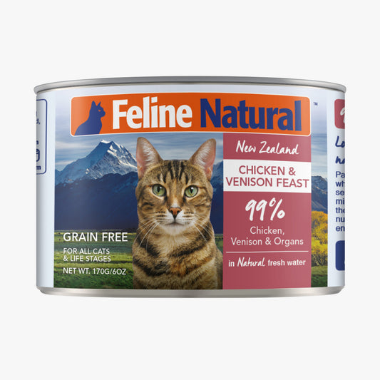 Feline Natural Chicken & Venison Feast Canned Cat Food Cat Wet Food 170g