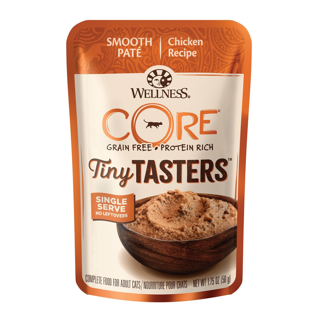 Wellness CORE Tiny Tasters Wet Cat Food 1.75oz Variety Bundle