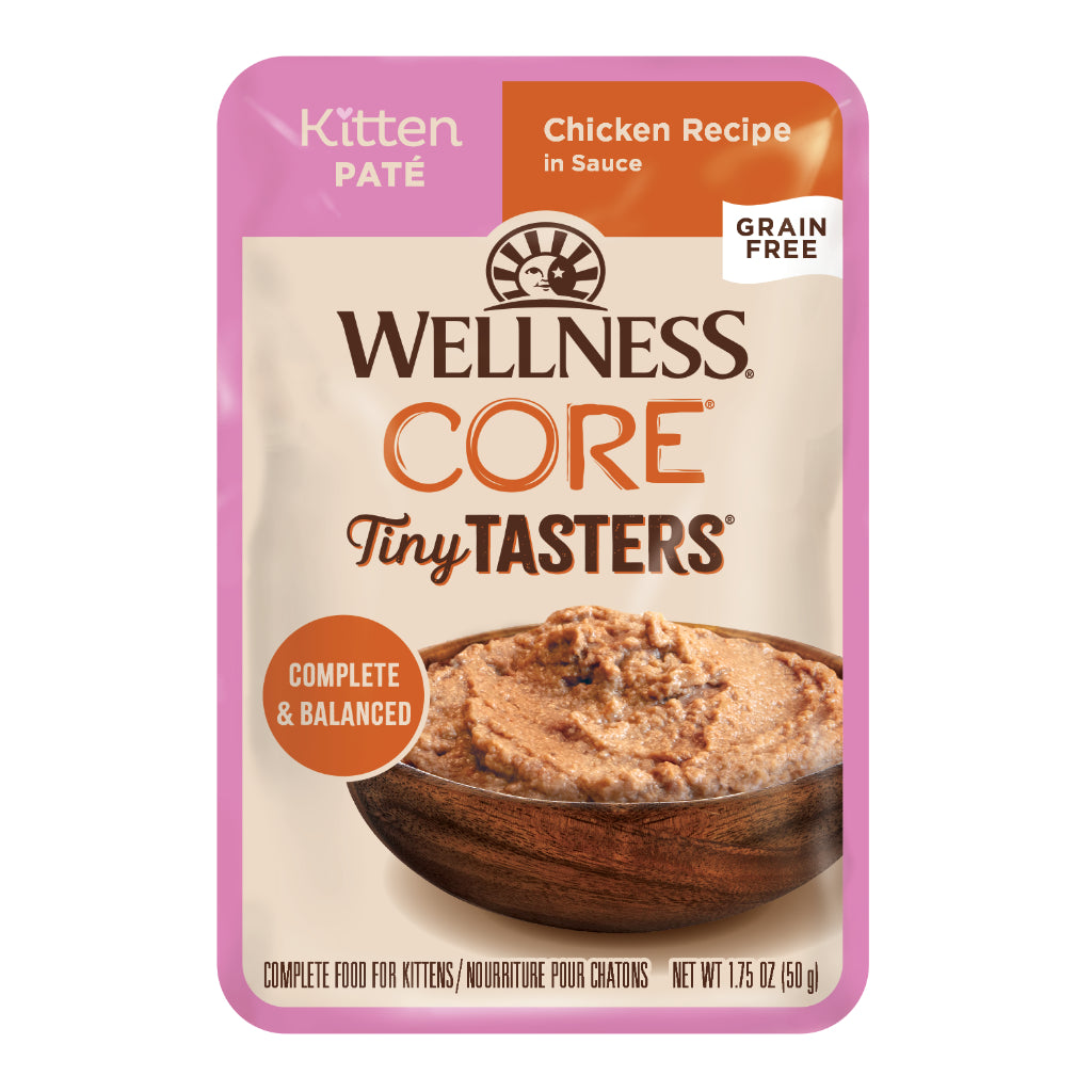 Wellness CORE Tiny Tasters Wet Cat Food 1.75oz Variety Bundle